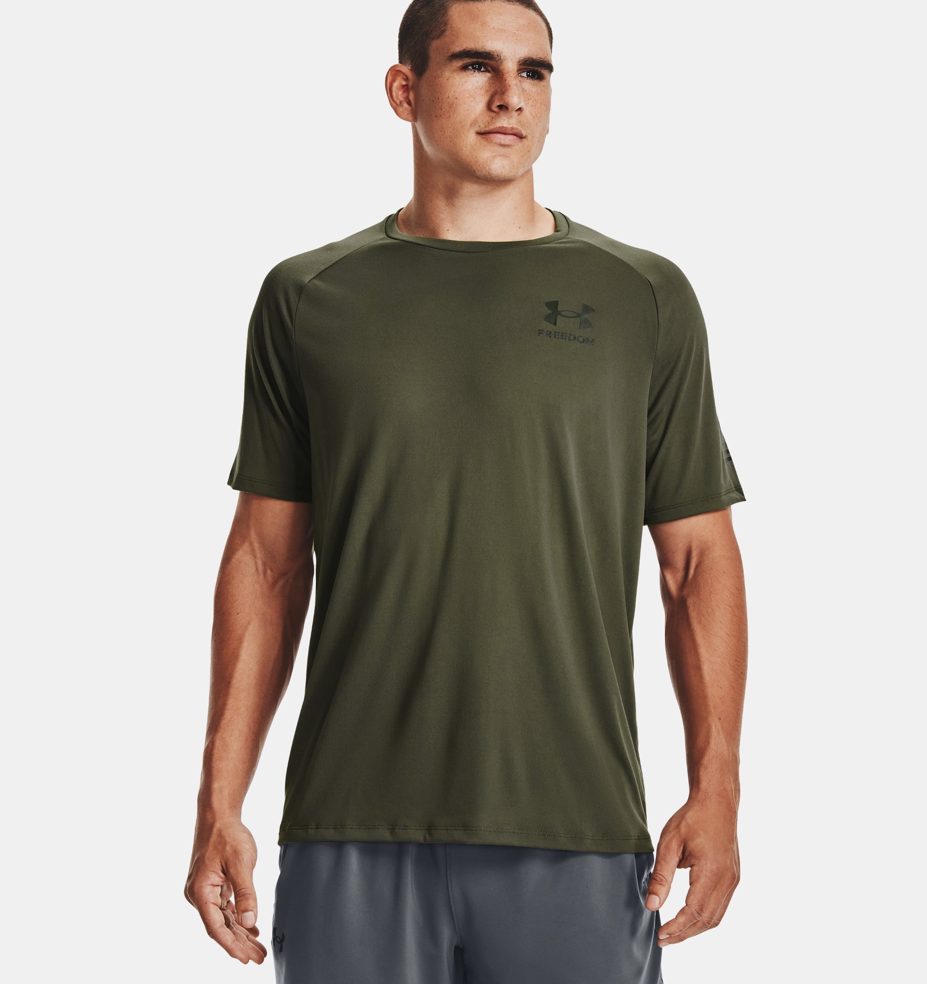 Under Armour Mens Freedom Tech Short Sleeve T-Shirt